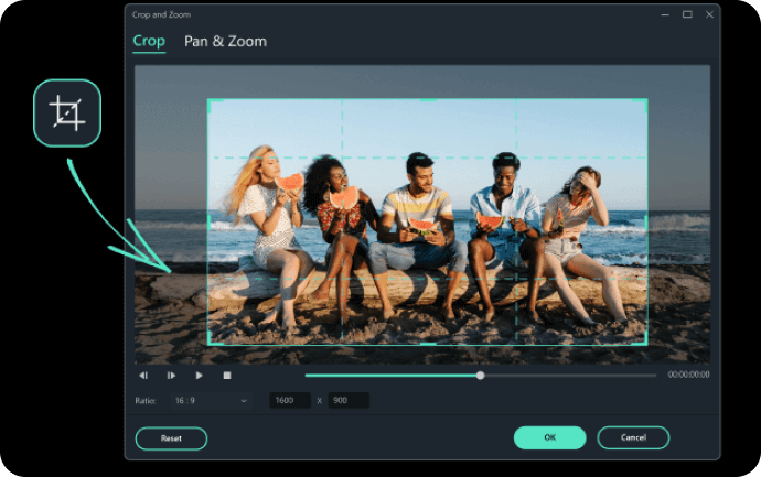 choose audio to video option