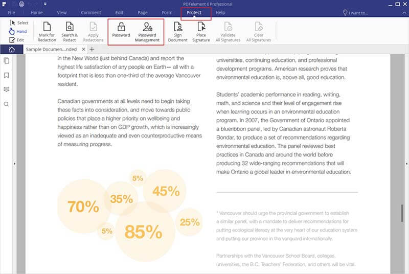 Pdf protetto sbloccare online timer