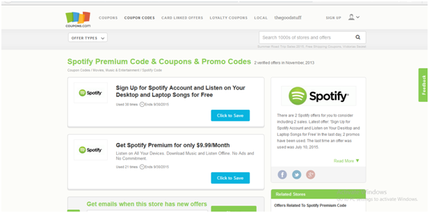 Get spotify coupon Spotify Codes
