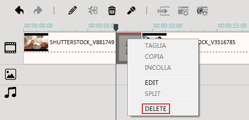 how to remove transition effect in Filmora