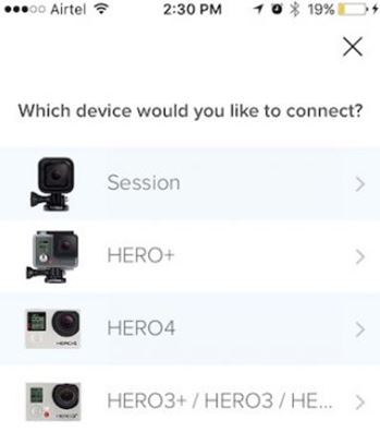  Select your device