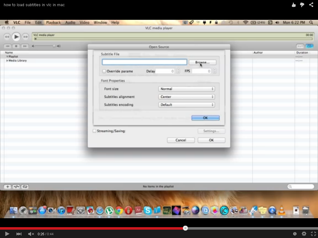 SOTTOTITOLI VLC MAC SCARICARE