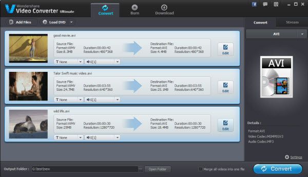 wondershare video converter