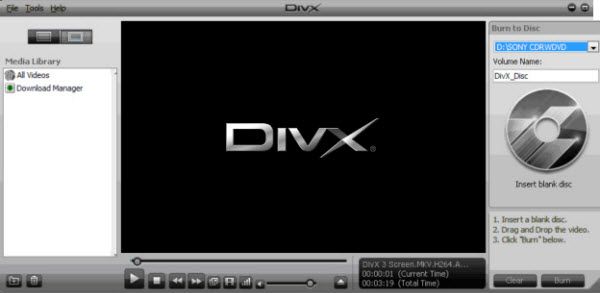 LETTORE DIVX GRATIS SCARICA
