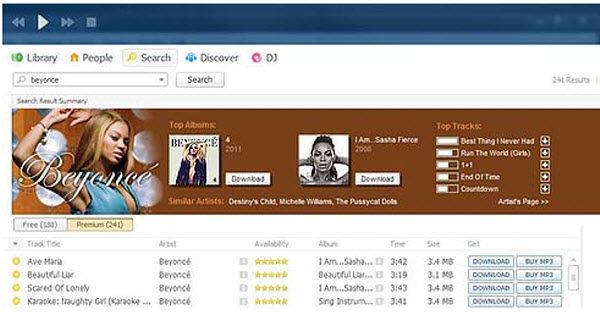 SCARICARE MUSICA DA BEARSHARE