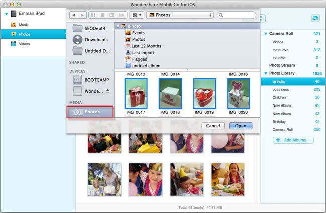 SCARICA FOTO DA IPAD A MAC SENZA IPHOTO
