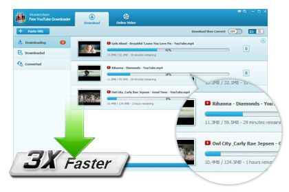 Free YouTube Downloader key feature