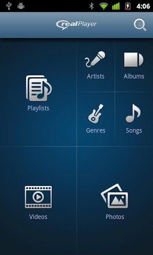 realplayer video player for android
